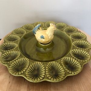 Vintage 1960’s Deviled Egg Platter